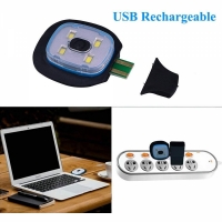 Caciula unisex cu LED reancarcabila, negru, marime universala, Vivo BB-HL166